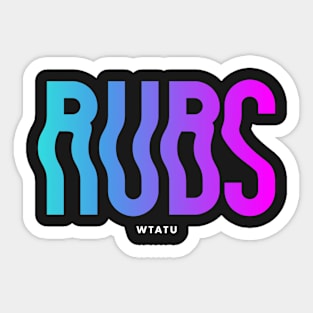 WTATU - RUBS Black Sticker